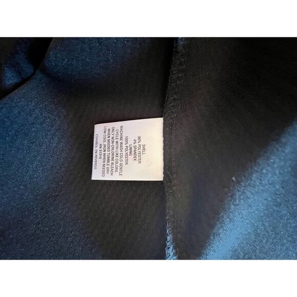 022 Thalia Sodi Ruffled One Shoulder Fit Flare Black Size M Top - Picture 5 of 6